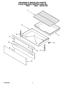 05 - Drawer & Broiler Parts parts for Maytag Range AGR6011VDW0 from AppliancePartsPros.com