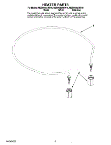 05 - Heater Parts parts for Maytag Dishwasher MDBH985AWW10 from AppliancePartsPros.com