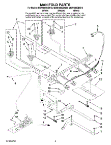 04 - Manifold Parts parts for Maytag Range MGRH865QDW13 from AppliancePartsPros.com