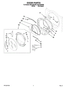 04 - Door Parts, Optional Parts (Not Included) parts for Maytag Dryer NED7500VM0 from AppliancePartsPros.com