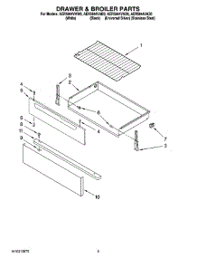 04 - Drawer & Broiler Parts parts for Maytag Range AER5844VAB0 from AppliancePartsPros.com