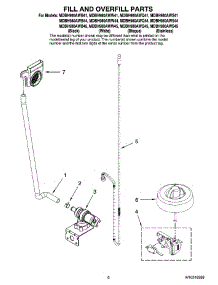06 - Fill And Overfill Parts parts for Maytag Dishwasher MDBH980AWS41 from AppliancePartsPros.com