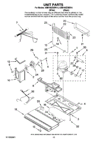 07 - Unit Parts parts for Maytag Refrigerator ABB192ZDEB14 from AppliancePartsPros.com