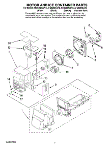 04 - Motor And Ice Container Parts parts for Maytag Refrigerator AFI2538AEW13 from AppliancePartsPros.com