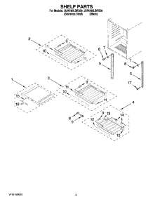 02 - Shelf Parts parts for Maytag Wine Cooler JUW248LBRS00 from AppliancePartsPros.com