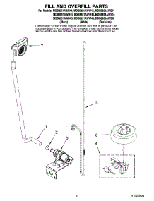06 - Fill And Overfill Parts parts for Maytag Dishwasher MDB8851AWS44 from AppliancePartsPros.com