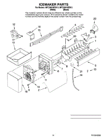 08 - Icemaker Parts, Optional Parts (Not Included) parts for Maytag Refrigerator MFC2061HEW13 from AppliancePartsPros.com