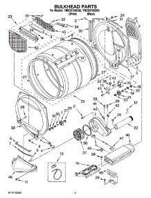 03 - Bulkhead Parts parts for Maytag Dryer YMED9700SB0 from AppliancePartsPros.com