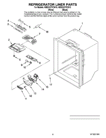 04 - Refrigerator Liner Parts parts for Maytag Refrigerator ABB2227VEB10 from AppliancePartsPros.com
