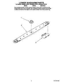 04 - Lower Washarm Parts parts for Maytag Dishwasher MDB8601AWW10 from AppliancePartsPros.com
