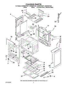 04 - Chassis Parts parts for Maytag Range AGR5844VDB1 from AppliancePartsPros.com