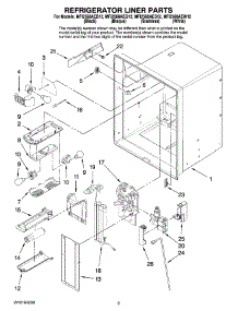 02 - Refrigerator Liner Parts parts for Maytag Refrigerator MFI2568AEB12 from AppliancePartsPros.com