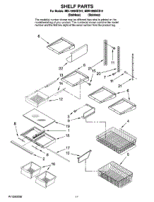 07 - Shelf Parts parts for Maytag Refrigerator MBR1956KES12 from AppliancePartsPros.com
