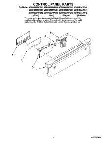 02 - Control Panel Parts parts for Maytag Dishwasher MDBH955AWQ40 from AppliancePartsPros.com