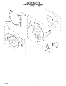 05 - Door Parts, Optional Parts (Not Included) parts for Maytag Dryer MGD9700SB0 from AppliancePartsPros.com