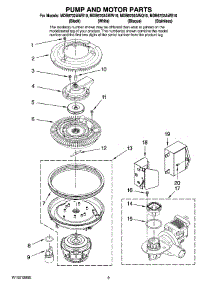 08 - Pump And Motor Parts parts for Maytag Dishwasher MDB6702AWQ10 from AppliancePartsPros.com