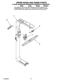 10 - Upper Wash And Rinse Parts, Optional Parts (Not Included) parts for Maytag Dishwasher MDBH968AWW0 from AppliancePartsPros.com