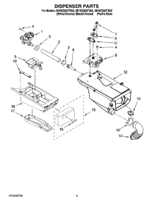 04 - Dispenser Parts parts for Maytag Washer MHWZ600TK02 from AppliancePartsPros.com