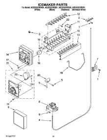 12 - Icemaker Parts, Optional Parts (Not Included) parts for Maytag Refrigerator ASD2522VRW01 from AppliancePartsPros.com