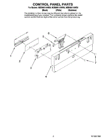 02 - Control Panel Parts parts for Maytag Dishwasher MDB8851AWW0 from AppliancePartsPros.com