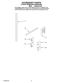 06 - Accessory Parts parts for Maytag Dishwasher MDD8000AWB0 from AppliancePartsPros.com
