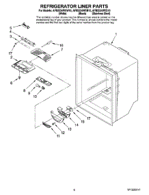 04 - Refrigerator Liner Parts parts for Maytag Refrigerator AFB2234WEW10 from AppliancePartsPros.com