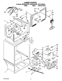 02 - Liner Parts parts for Maytag Refrigerator MTB1954EEW01 from AppliancePartsPros.com