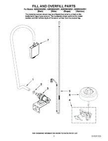 06 - Fill And Overfill Parts parts for Maytag Dishwasher ADB2500AWS1 from AppliancePartsPros.com