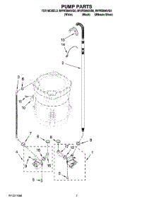 04 - Pump Parts, Optional Parts (Not Included) parts for Maytag Washer MVWB800VQ0 from AppliancePartsPros.com