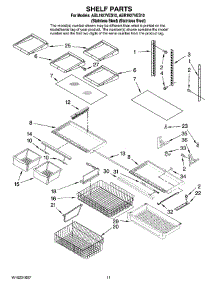 06 - Shelf Parts parts for Maytag Refrigerator ABL1927VES10 from AppliancePartsPros.com