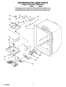 04 - Refrigerator Liner Parts parts for Maytag Refrigerator PBB1951HEW14 from AppliancePartsPros.com