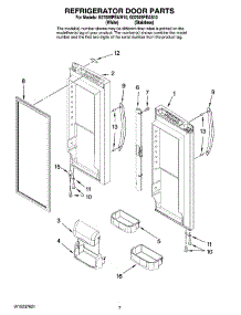 04 - Refrigerator Door Parts parts for Maytag Refrigerator G37025PEAS10 from AppliancePartsPros.com