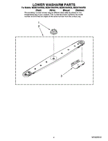 04 - Lower Washarm Parts parts for Maytag Dishwasher MDB6759AWS0 from AppliancePartsPros.com