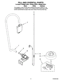 06 - Fill And Overfill Parts parts for Maytag Dishwasher MDB5601AWW41 from AppliancePartsPros.com