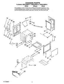 03 - Chassis Parts parts for Maytag Range AGR5725RDB14 from AppliancePartsPros.com