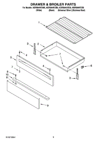 06 - Drawer & Broiler Parts, Optional Parts parts for Maytag Range AGR5844VDD0 from AppliancePartsPros.com
