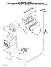 12 - Icemaker Parts, Optional Parts (Not Included) parts for Maytag Refrigerator MSD2274VEB00 from AppliancePartsPros.com