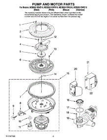 08 - Pump And Motor Parts parts for Maytag Dishwasher MDB8951BWW10 from AppliancePartsPros.com