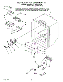 02 - Refrigerator Liner Parts parts for Maytag Refrigerator ABR2533FES12 from AppliancePartsPros.com