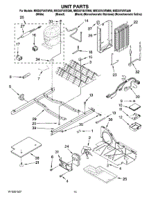 09 - Unit Parts parts for Maytag Refrigerator MSD2274VEM00 from AppliancePartsPros.com