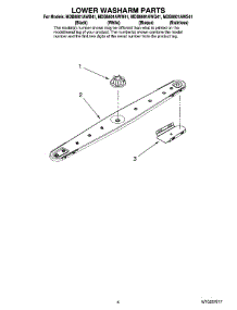 04 - Lower Washarm Parts parts for Maytag Dishwasher MDB8601AWQ41 from AppliancePartsPros.com