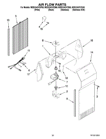 12 - Air Flow Parts, Optional Parts (Not Included) parts for Maytag Refrigerator MSD2242VEU00 from AppliancePartsPros.com
