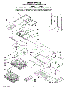 07 - Shelf Parts parts for Maytag Refrigerator ABB2527DEB14 from AppliancePartsPros.com