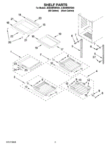 02 - Shelf Parts parts for Maytag Wine Cooler JUB248RBRB00 from AppliancePartsPros.com