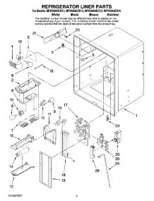 02 - Refrigerator Liner Parts parts for Maytag Refrigerator MFI2568AEW13 from AppliancePartsPros.com