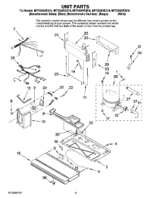 06 - Unit Parts parts for Maytag Refrigerator MFF2558VEW10 from AppliancePartsPros.com
