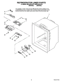 04 - Refrigerator Liner Parts parts for Maytag Refrigerator MBR2262KES12 from AppliancePartsPros.com