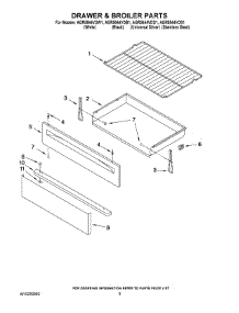 06 - Drawer & Broiler Parts parts for Maytag Range AGR5844VDW1 from AppliancePartsPros.com