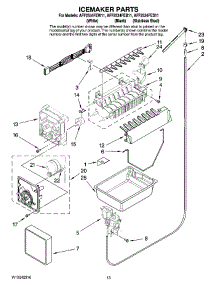 08 - Icemaker Parts, Optional Parts parts for Maytag Refrigerator AFF2534FEW11 from AppliancePartsPros.com