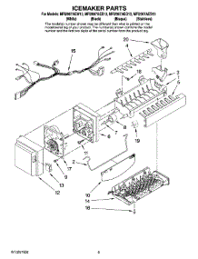 05 - Icemaker Parts parts for Maytag Refrigerator MFI2067AES13 from AppliancePartsPros.com